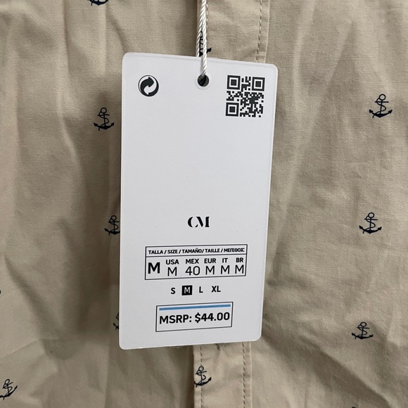 NWT MEN’S HAWAIIAN BUTTON UP SHIRT - Picture 2 of 5